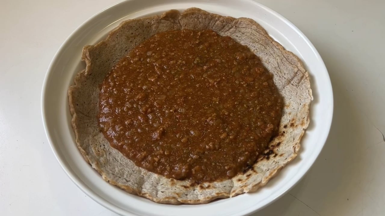 ملاح تقلية بالحمة المفرومة